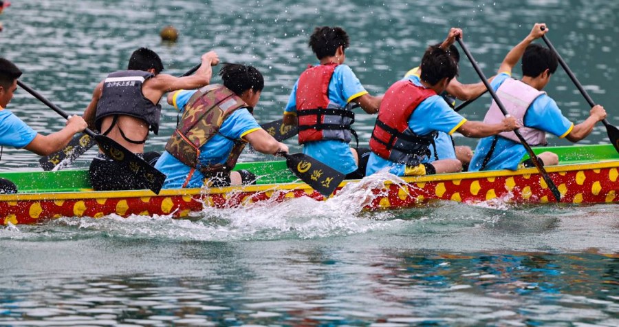 龙舟竞渡花山欢歌——昭通市2024年“我们的节日·端午”龙舟赛系列活动侧记_新华网(图4)