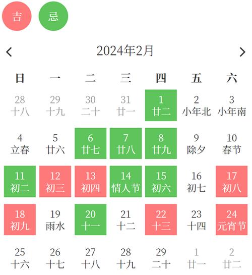 2024年2月相亲黄道吉日相亲黄道吉日2024年老黄历(图1)