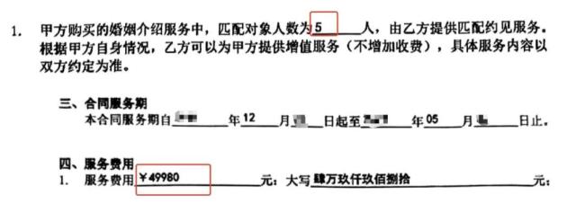 必赢相亲见一人花一万！婚介所围猎单身族：诱导贷款消费部分机构先收钱后给合同(图2)