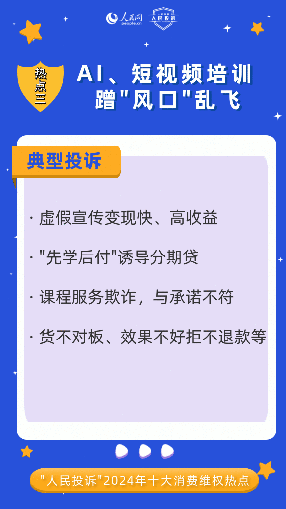 人民网“人民投诉”平台发布2024年十大消费维权热点(图5)