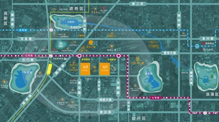 皖投云启锦上花园项目户型图-价格(图2)