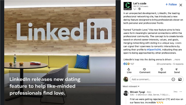 年轻人寻爱秘诀：招聘时找对象约会时求工作(图4)